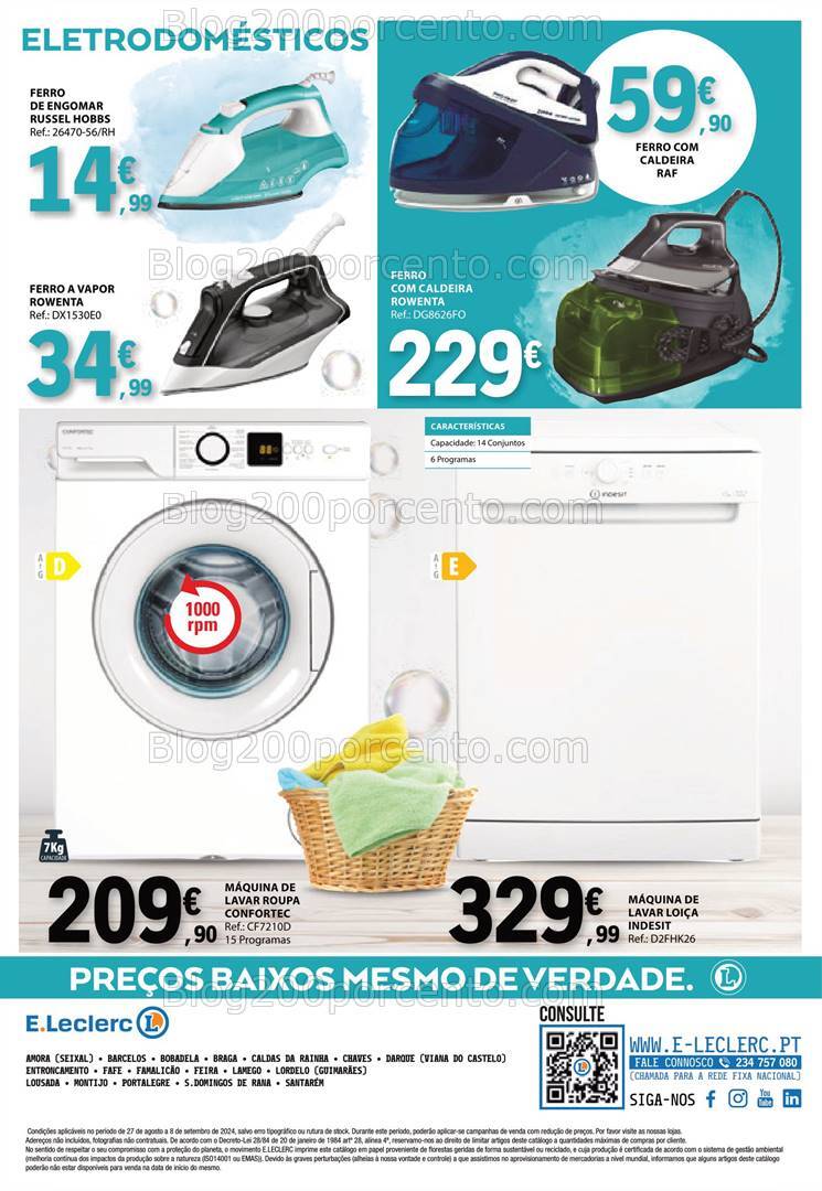 Antevisão Folheto E-LECLERC Especial Limpeza e Arrumação - 27 agosto a 8 setembro