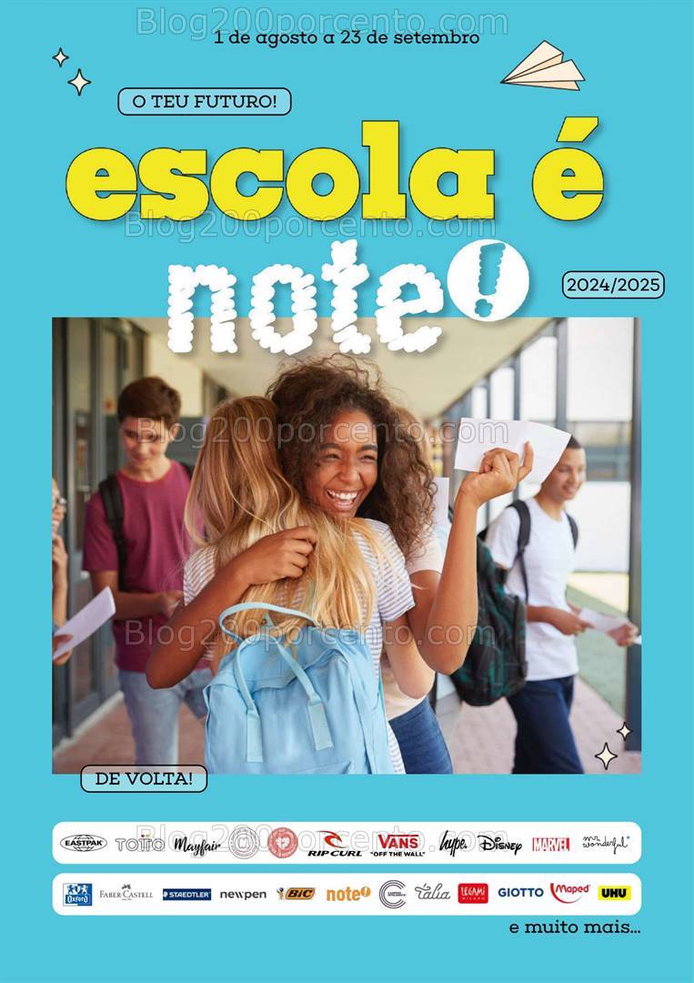 Antevisão Folheto NOTE Regresso às Aulas Promoções de 1 agosto a 23 setembro