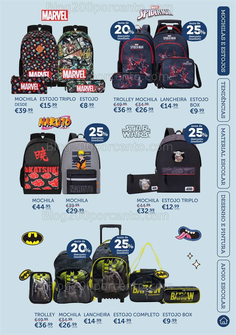 Antevisão Folheto NOTE Regresso às Aulas Promoções de 1 agosto a 23 setembro