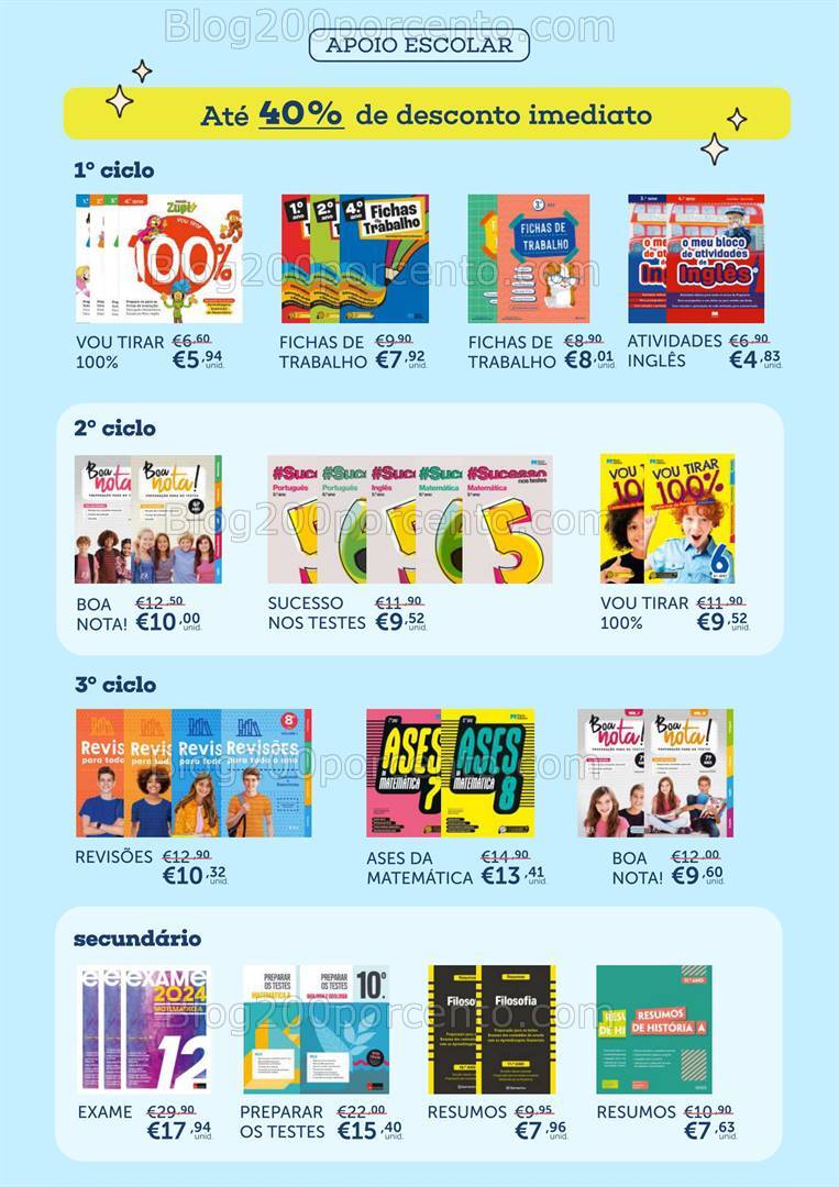 Antevisão Folheto NOTE Regresso às Aulas Promoções de 1 agosto a 23 setembro