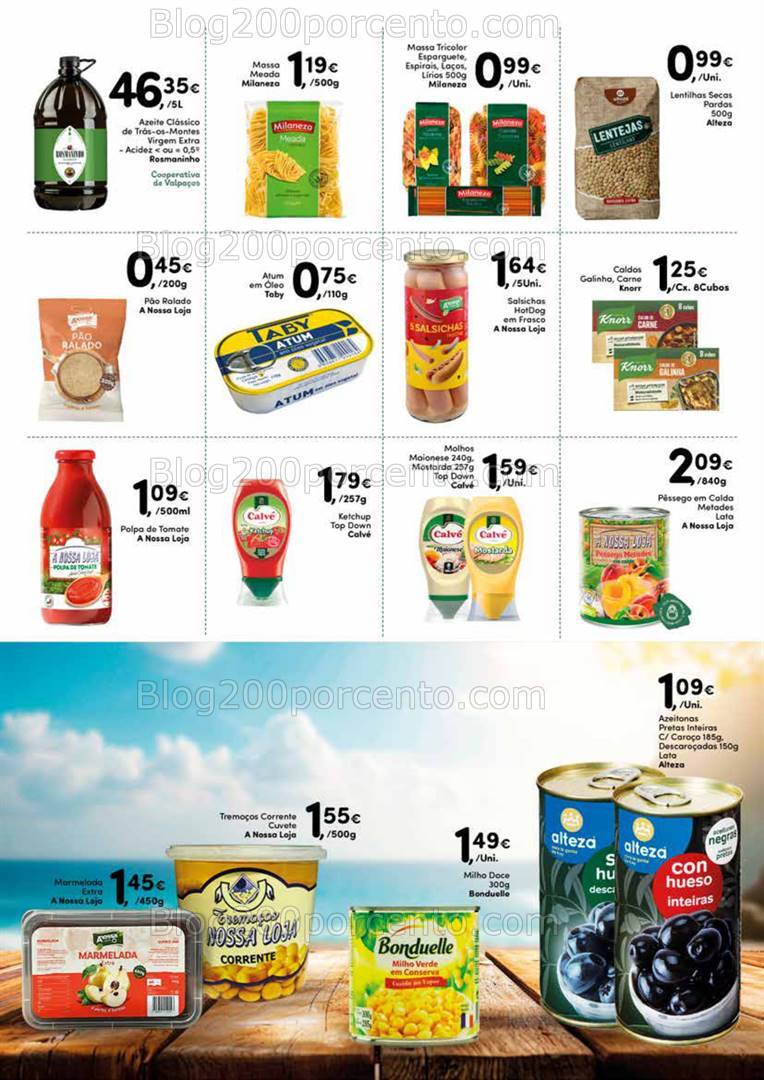 Antevisão Folheto A NOSSA LOJA Promoções de 17 agosto a 1 setembro