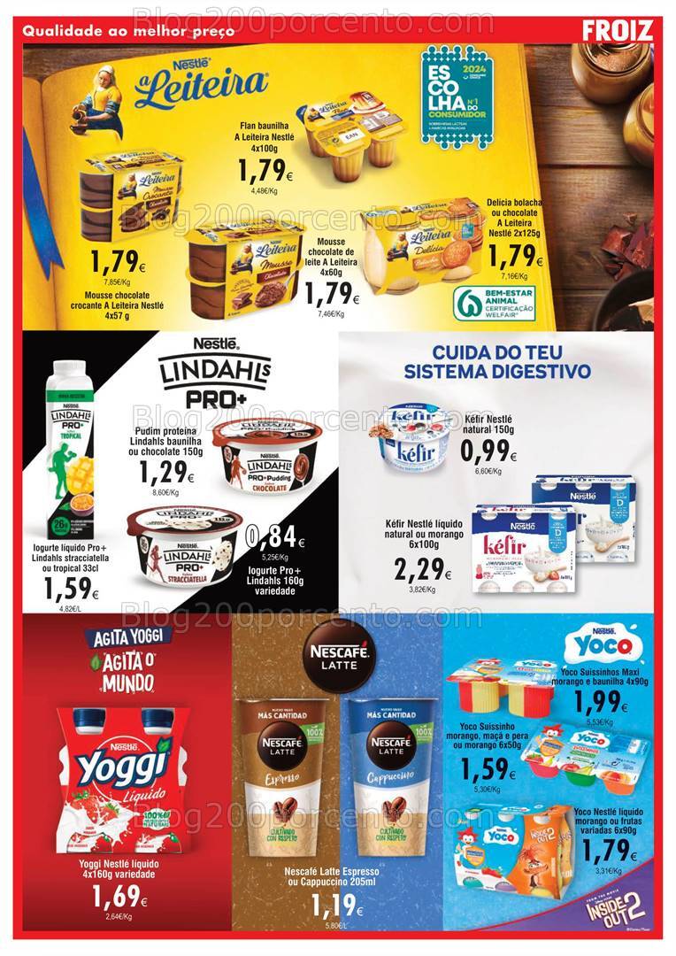 Antevisão Folheto FROIZ Promoções de 21 agosto a 4 setembro