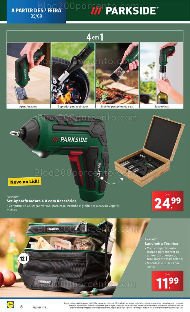 Antevisão Folheto LIDL Bazar Promoções a partir de 5 setembro