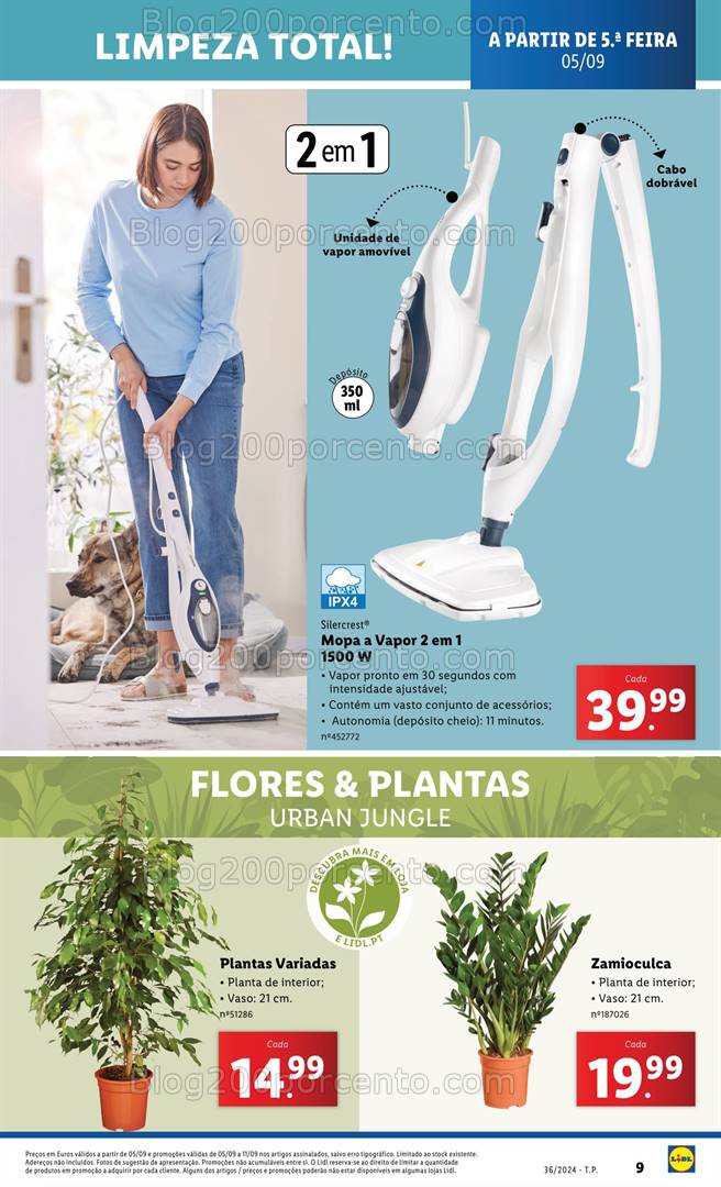 Antevisão Folheto LIDL Bazar Promoções a partir de 5 setembro