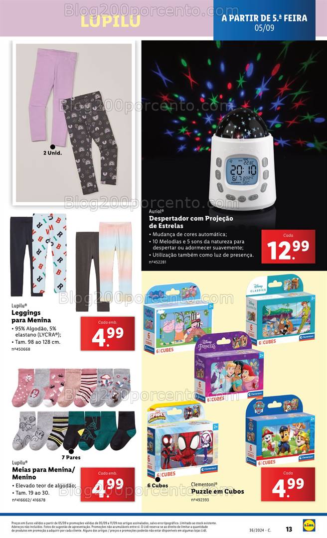 Antevisão Folheto LIDL Bazar Promoções a partir de 5 setembro