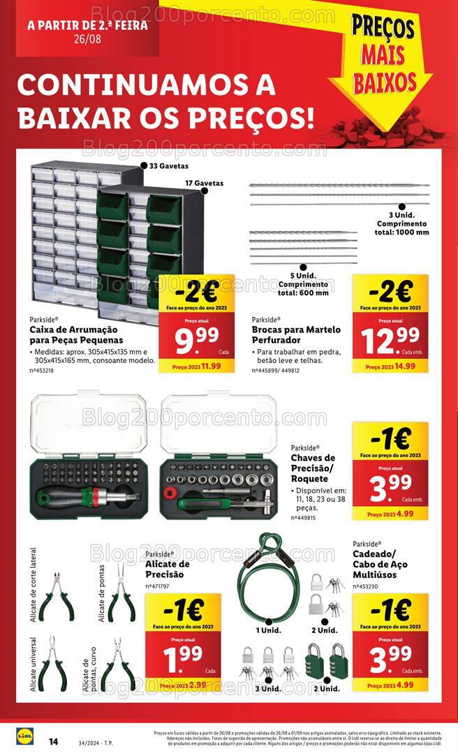 Antevisão Folheto LIDL Bazar Promoções a partir de 26 agosto