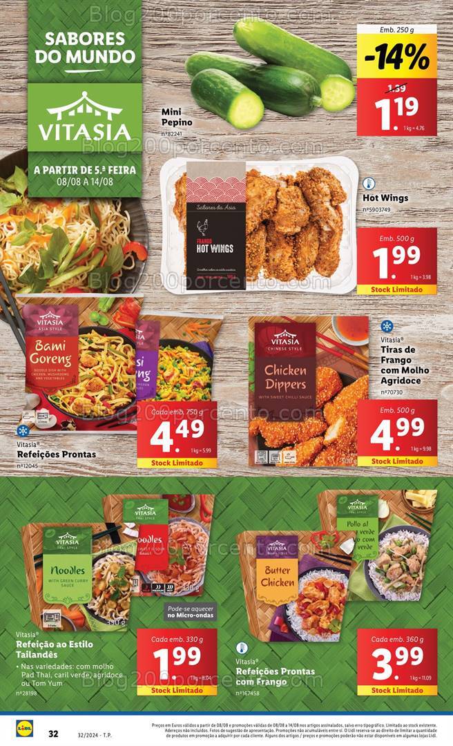 Antevisão Folheto LIDL Sabores do Mundo Promoções de 8 a 14 agosto