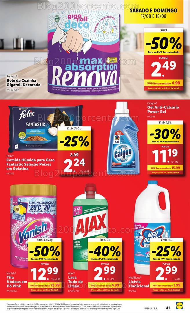 Antevisão Folheto LIDL Promoções de 15 a 21 agosto