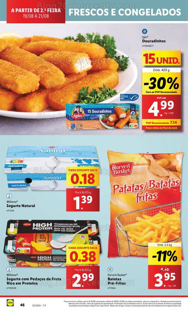 Antevisão Folheto LIDL Promoções de 15 a 21 agosto