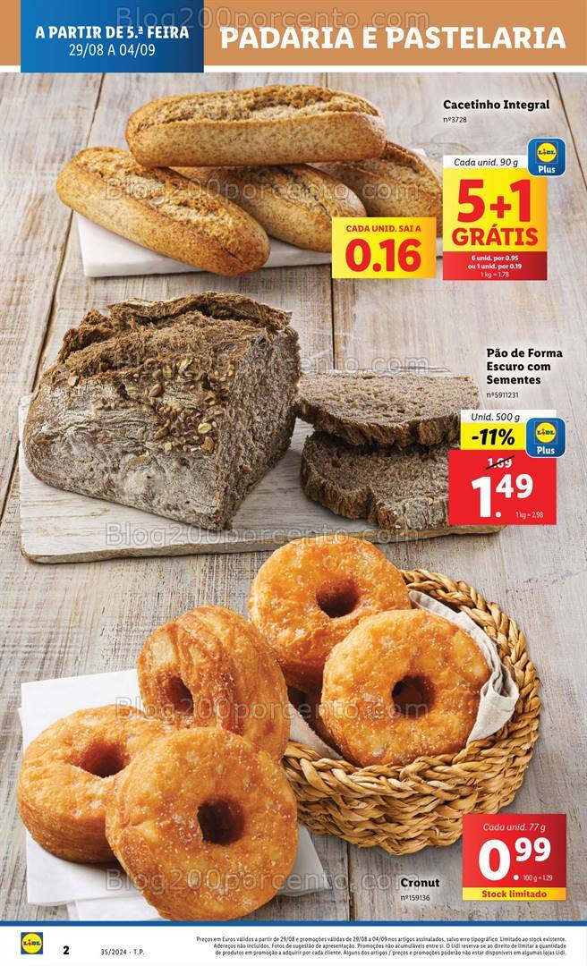 Antevisão Folheto LIDL Promoções de 29 agosto a 4 setembro