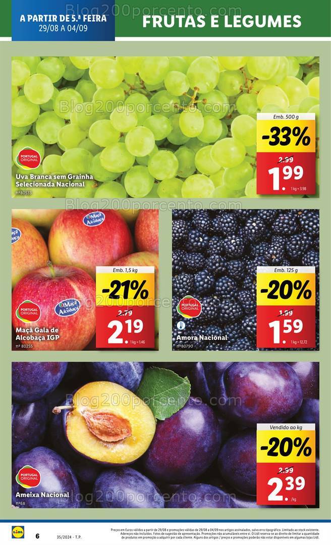Antevisão Folheto LIDL Promoções de 29 agosto a 4 setembro