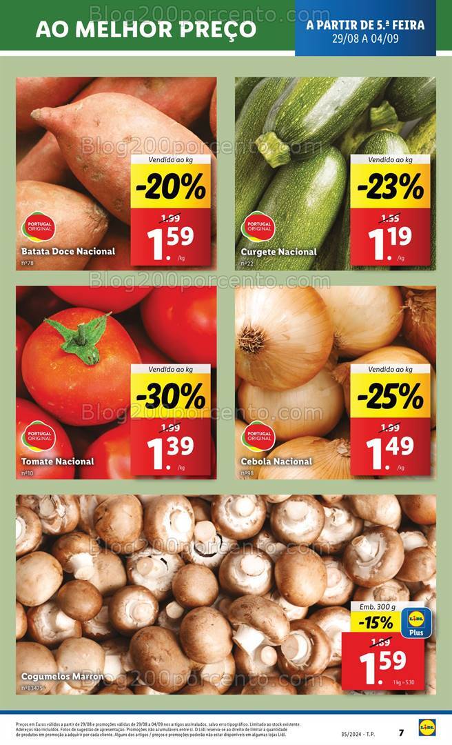 Antevisão Folheto LIDL Promoções de 29 agosto a 4 setembro