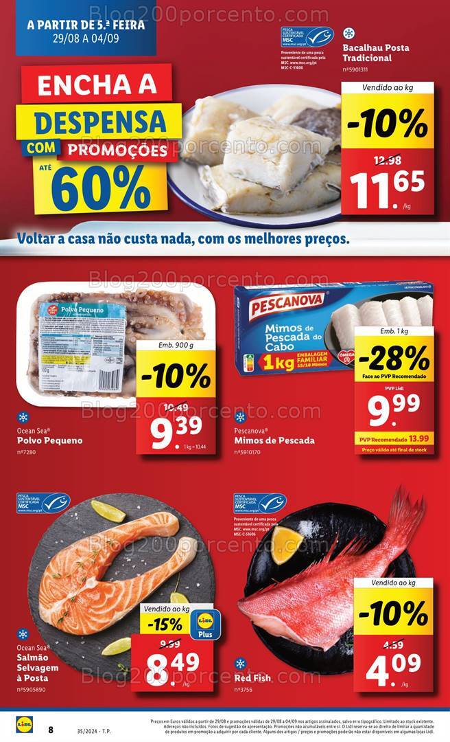 Antevisão Folheto LIDL Promoções de 29 agosto a 4 setembro