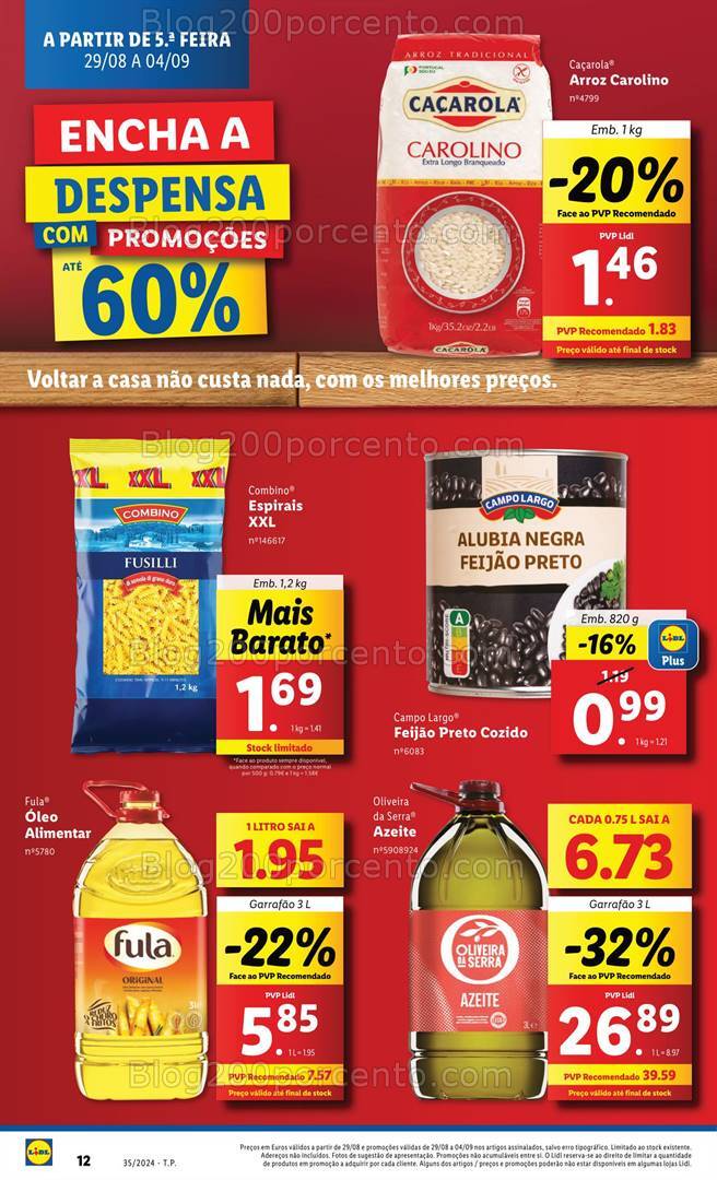 Antevisão Folheto LIDL Promoções de 29 agosto a 4 setembro