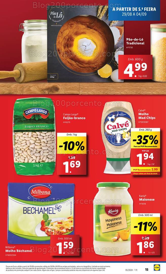 Antevisão Folheto LIDL Promoções de 29 agosto a 4 setembro