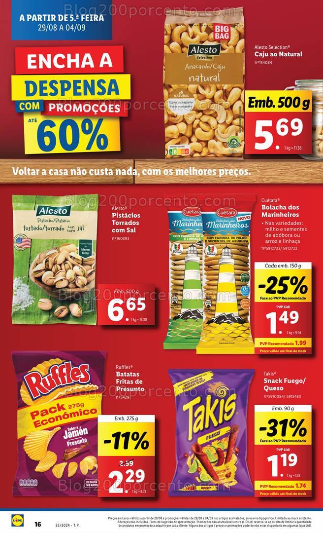 Antevisão Folheto LIDL Promoções de 29 agosto a 4 setembro