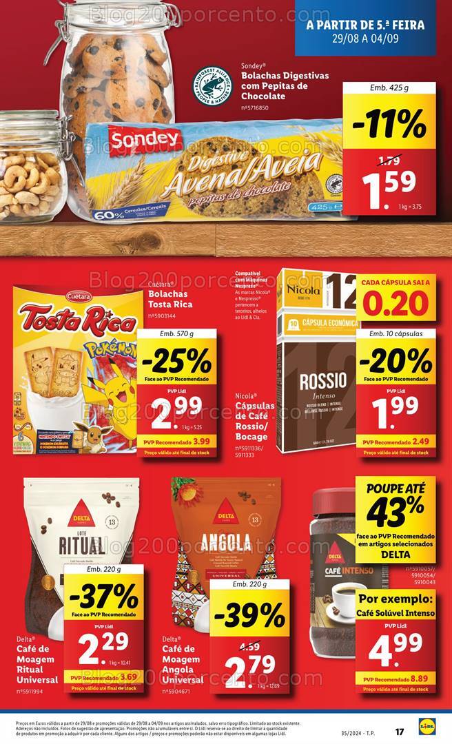 Antevisão Folheto LIDL Promoções de 29 agosto a 4 setembro