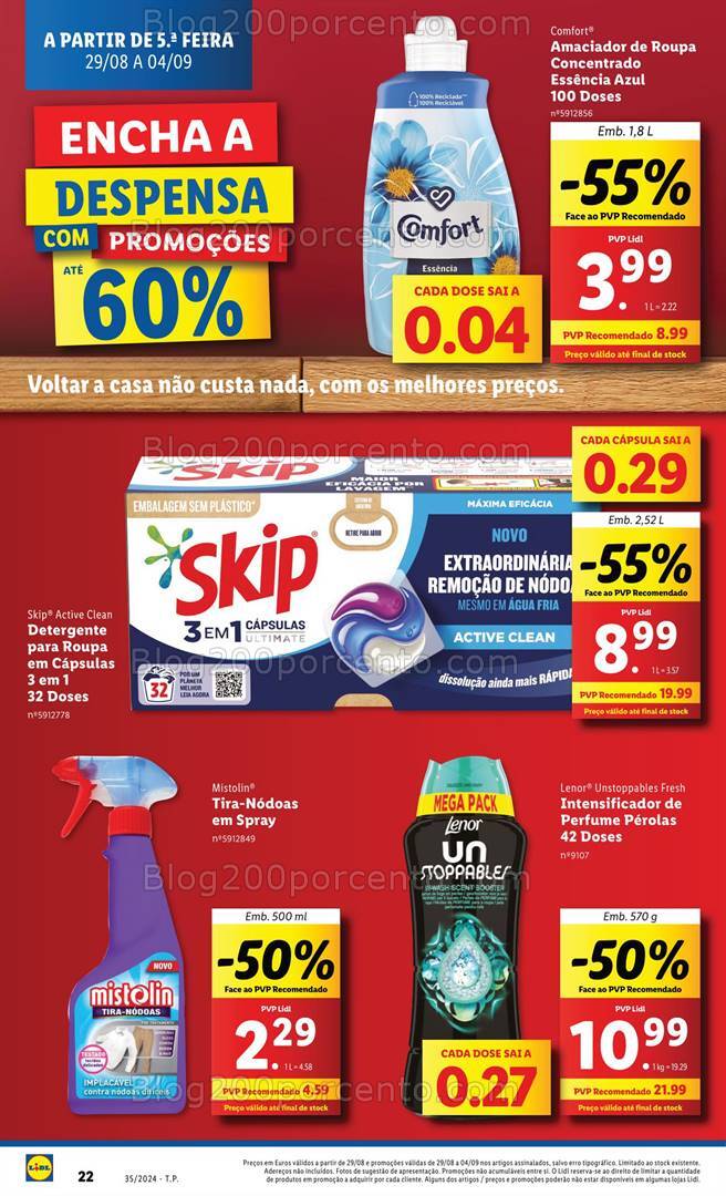 Antevisão Folheto LIDL Promoções de 29 agosto a 4 setembro