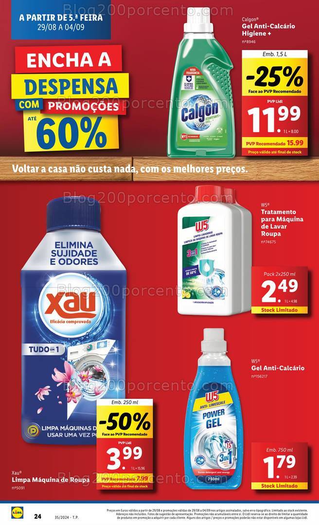 Antevisão Folheto LIDL Promoções de 29 agosto a 4 setembro