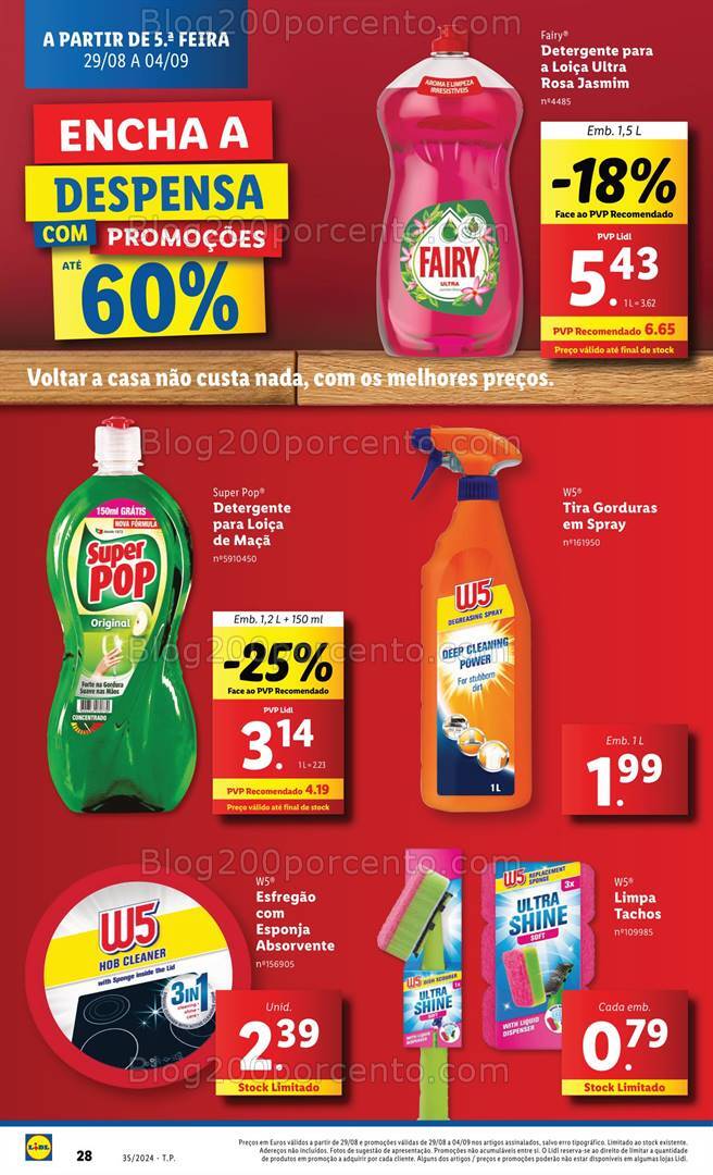 Antevisão Folheto LIDL Promoções de 29 agosto a 4 setembro