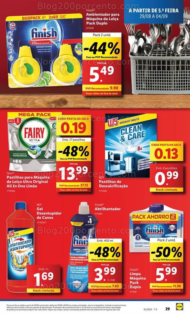 Antevisão Folheto LIDL Promoções de 29 agosto a 4 setembro