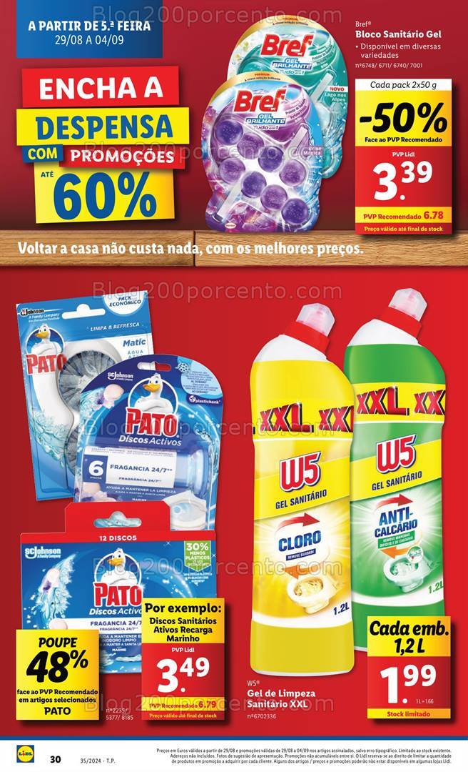 Antevisão Folheto LIDL Promoções de 29 agosto a 4 setembro