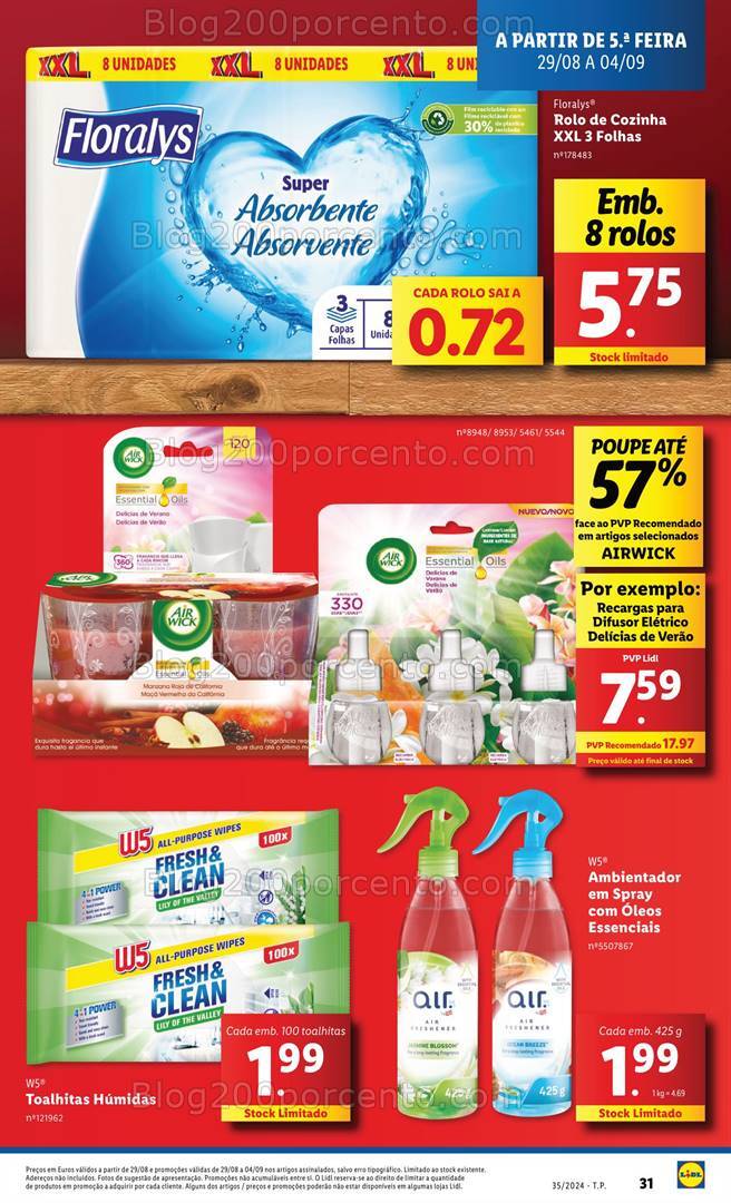 Antevisão Folheto LIDL Promoções de 29 agosto a 4 setembro