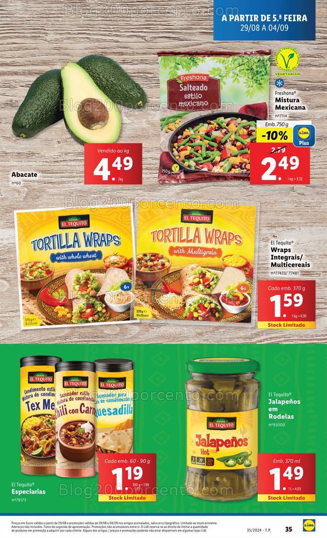 Antevisão Folheto LIDL Promoções de 29 agosto a 4 setembro