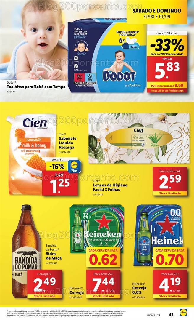 Antevisão Folheto LIDL Promoções de 29 agosto a 4 setembro