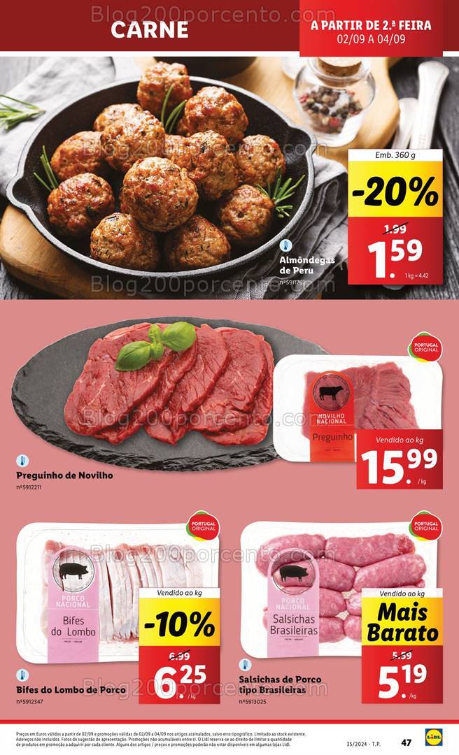 Antevisão Folheto LIDL Promoções de 29 agosto a 4 setembro