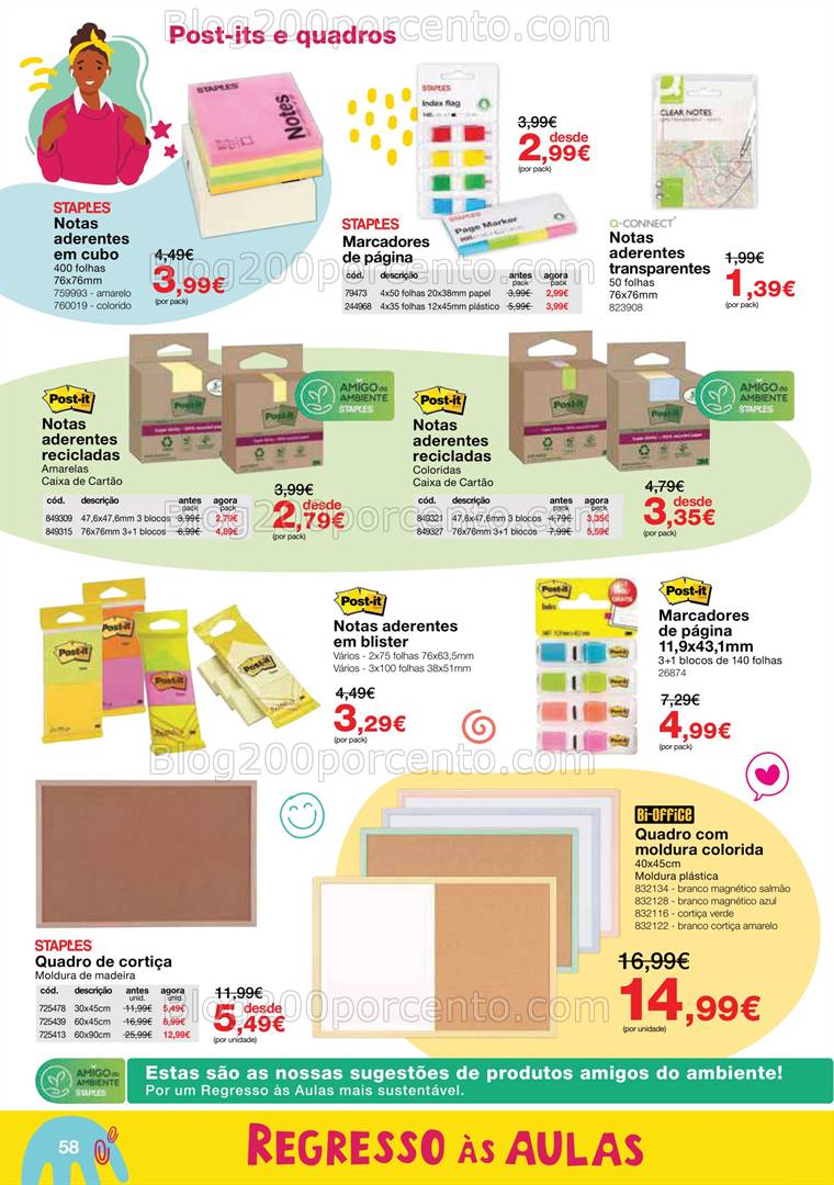 Antevisão Folheto STAPLES Regresso às Aulas - 14 agosto a 26 setembro