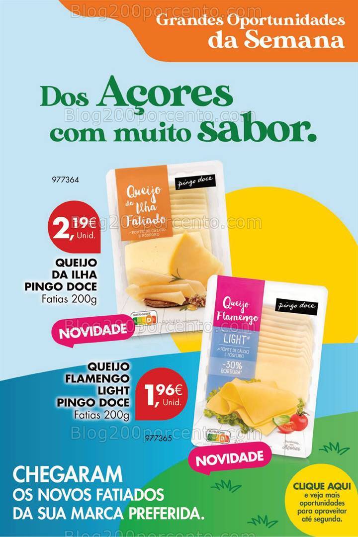 Antevisão Folheto PINGO DOCE Promoções Fim de Semana - 10 e 11 agosto