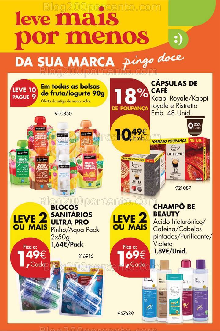 Antevisão Folheto PINGO DOCE Promoções Fim de Semana - 10 e 11 agosto