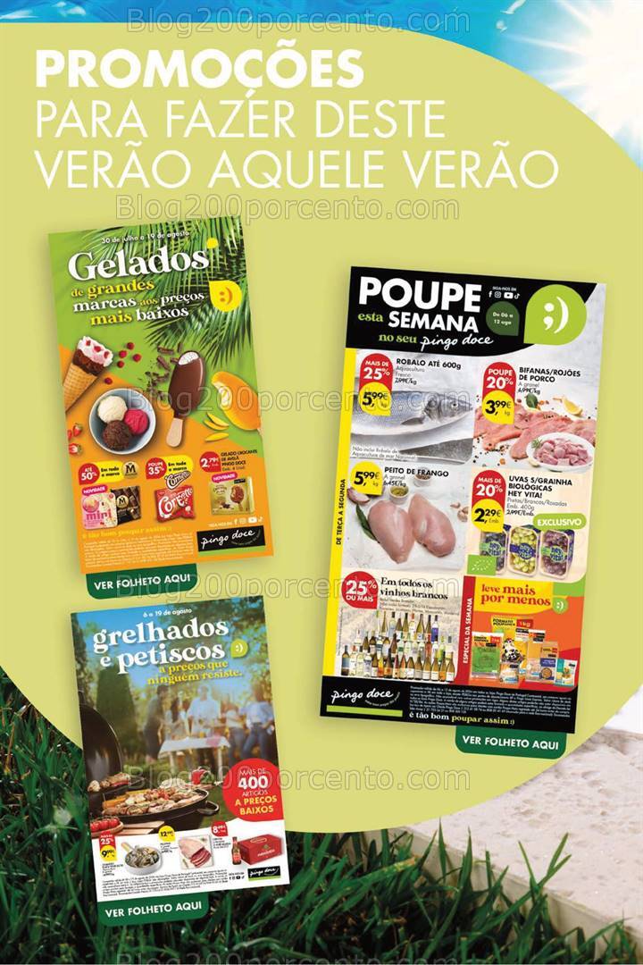 Antevisão Folheto PINGO DOCE Promoções Fim de Semana - 10 e 11 agosto
