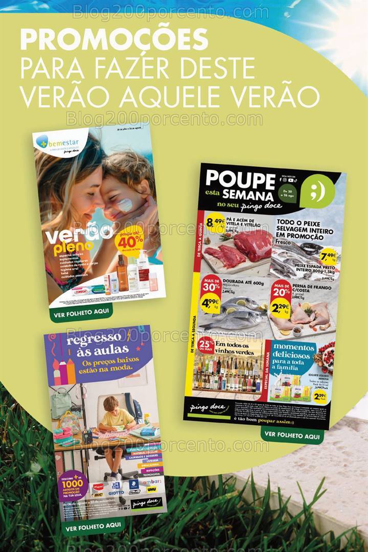 Antevisão Folheto PINGO DOCE Promoções Fim de Semana - 23 a 26 agosto