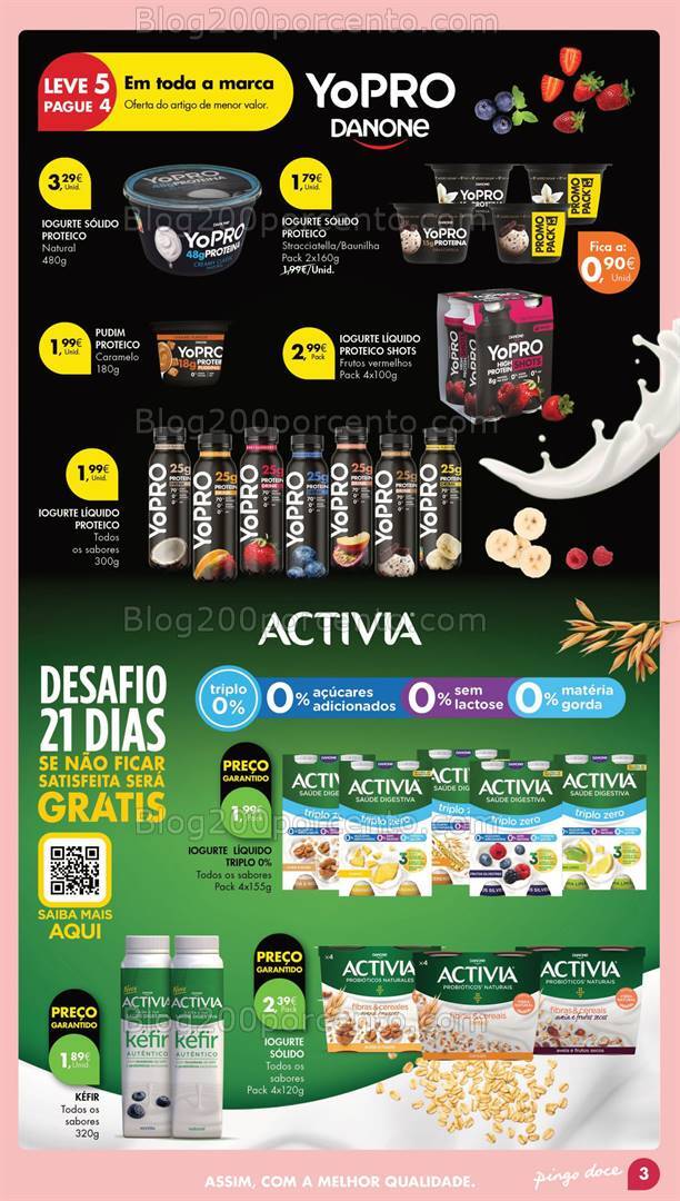 Antevisão Folheto PINGO DOCE Especial Iogurtes Promoções de 27 agosto a 9 setembro