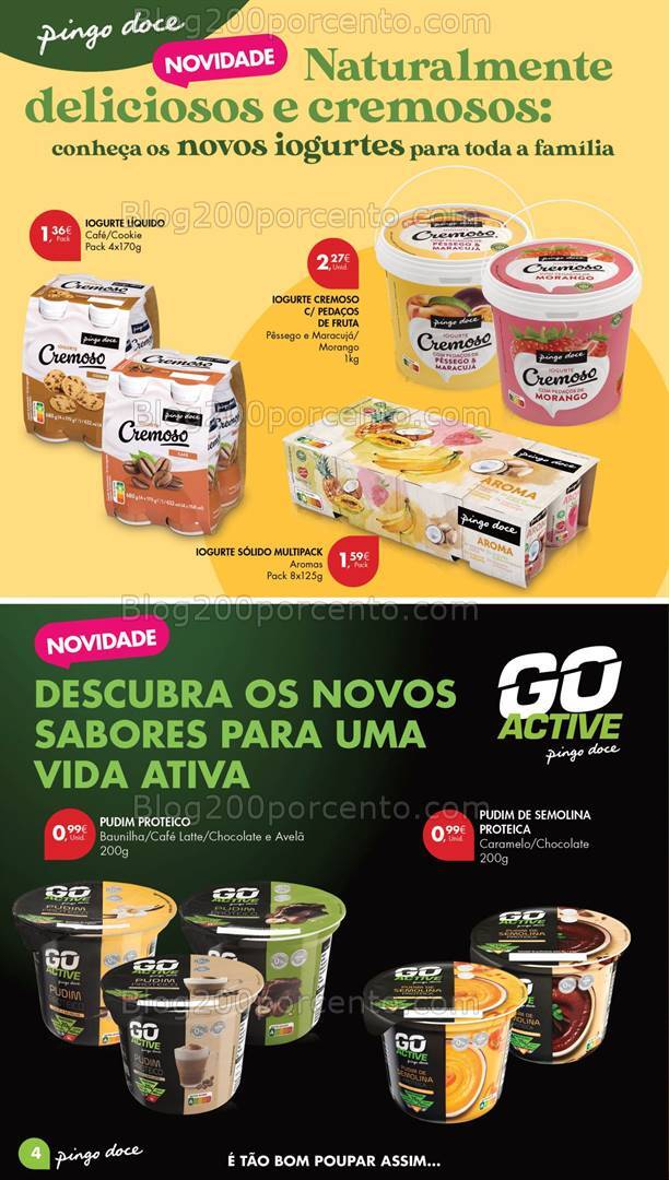 Antevisão Folheto PINGO DOCE Especial Iogurtes Promoções de 27 agosto a 9 setembro