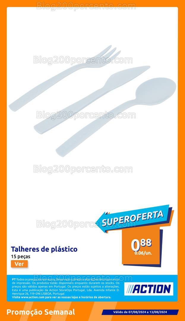Antevisão Folheto ACTION Promoções de 7 a 13 agosto