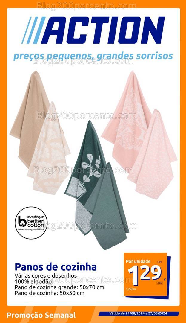 Antevisão Folheto ACTION Promoções de 21 a 27 agosto