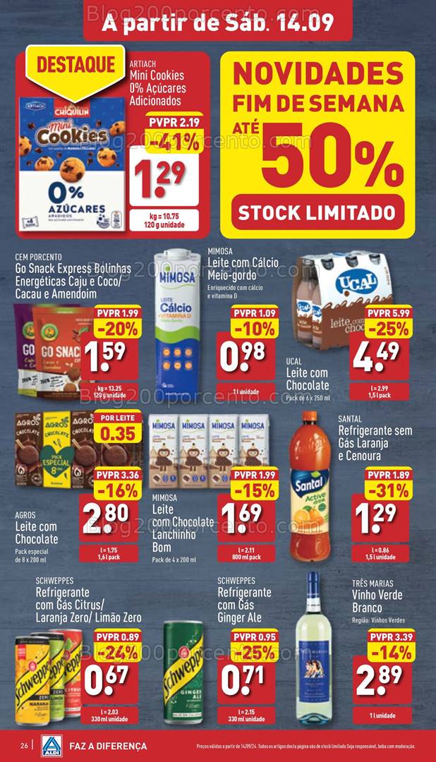 Antevisão Folheto ALDI Promoções de 11 a 17 setembro