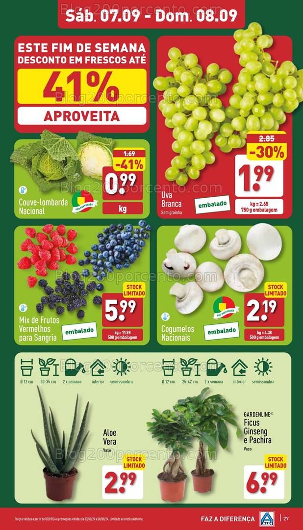 Antevisão Folheto ALDI Promoções de 4 a 10 setembro