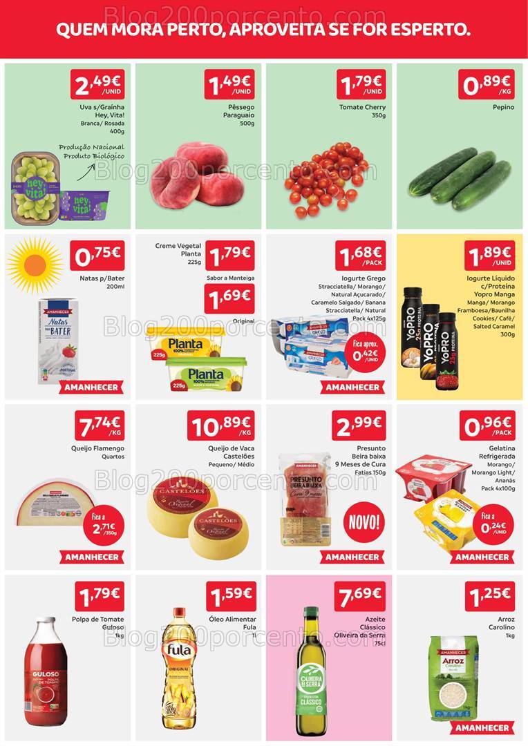 Antevisão Folheto AMANHECER Promoções de 8 a 14 agosto