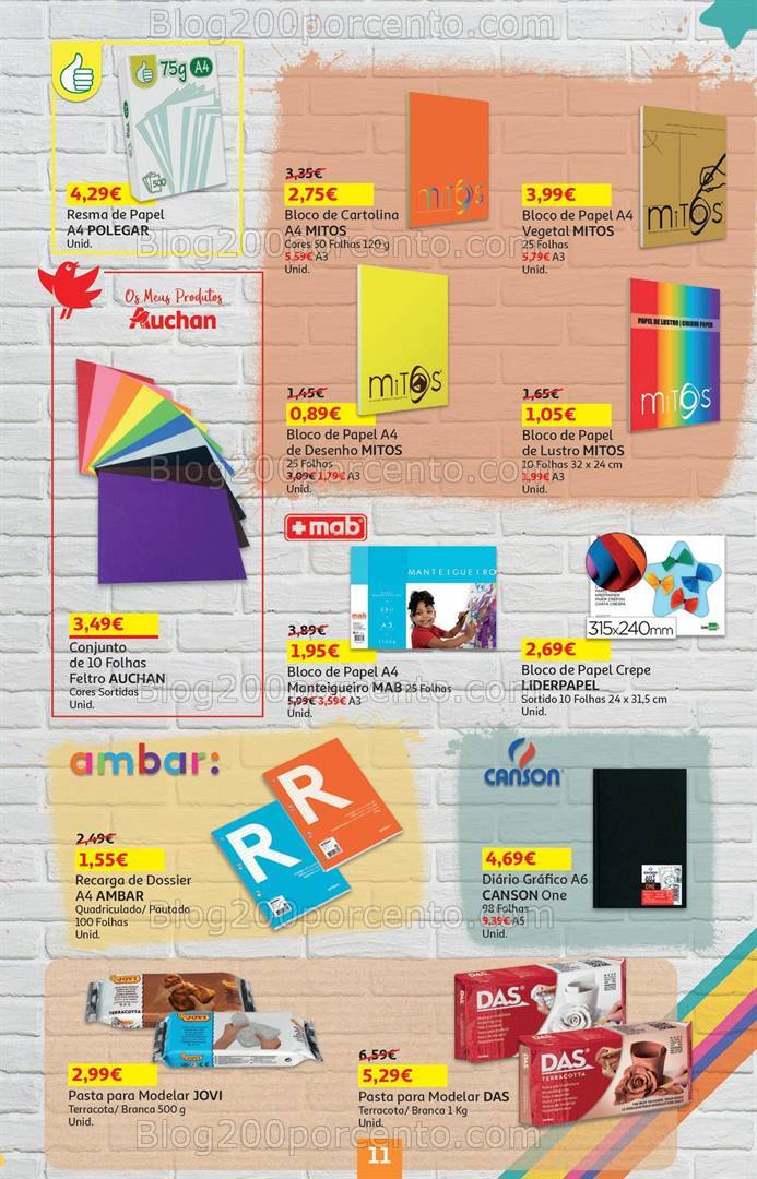 Antevisão Folheto AUCHAN Bazar Promoções de 5 a 18 setembro
