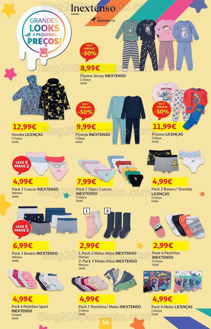 Antevisão Folheto AUCHAN Bazar Promoções de 5 a 18 setembro