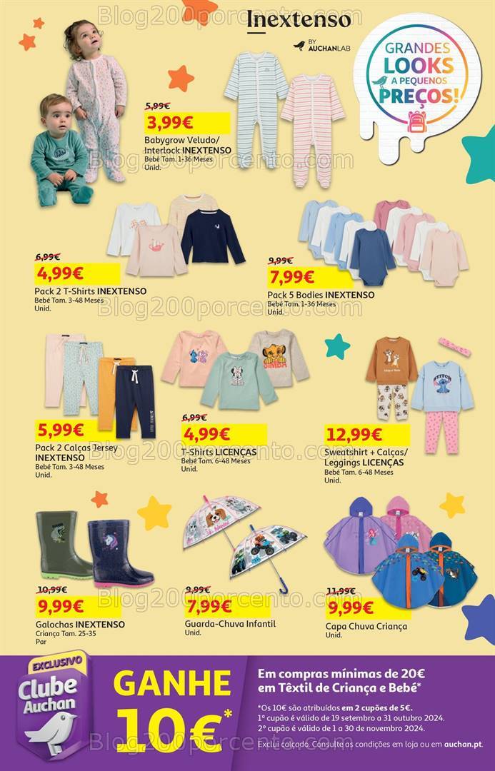 Antevisão Folheto AUCHAN Bazar Promoções de 5 a 18 setembro