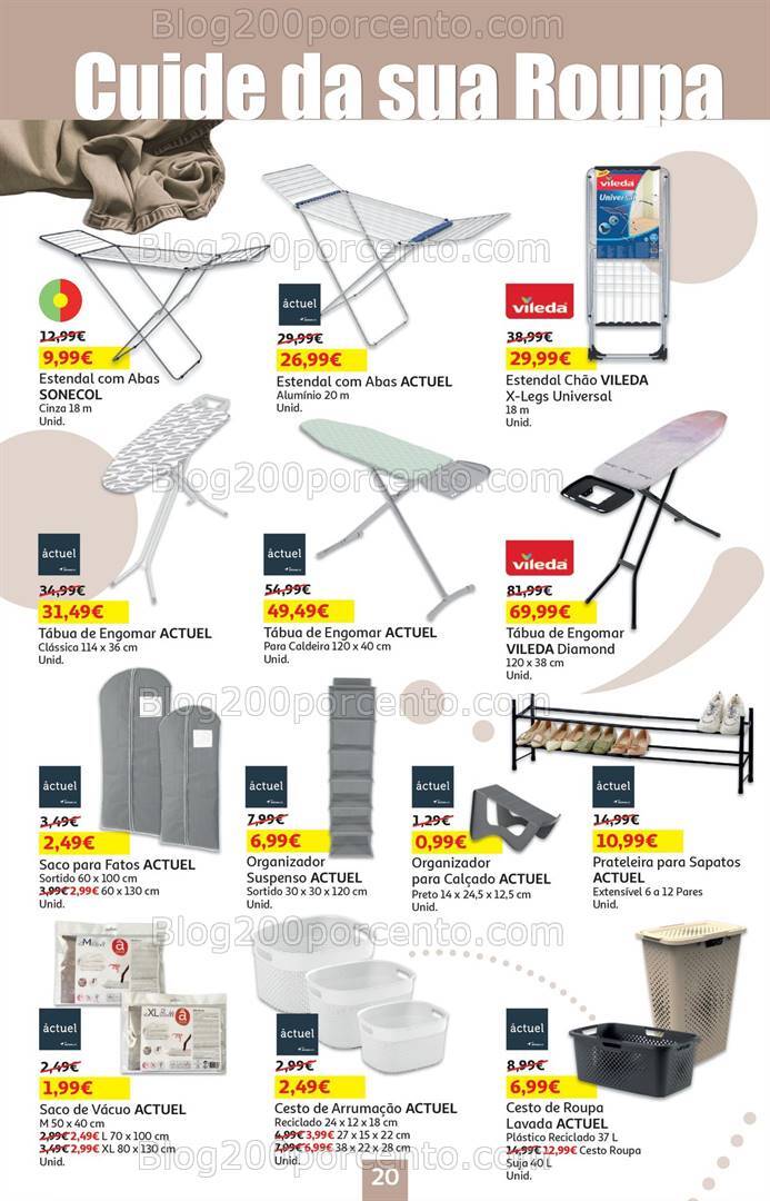 Antevisão Folheto AUCHAN Bazar Promoções de 5 a 18 setembro