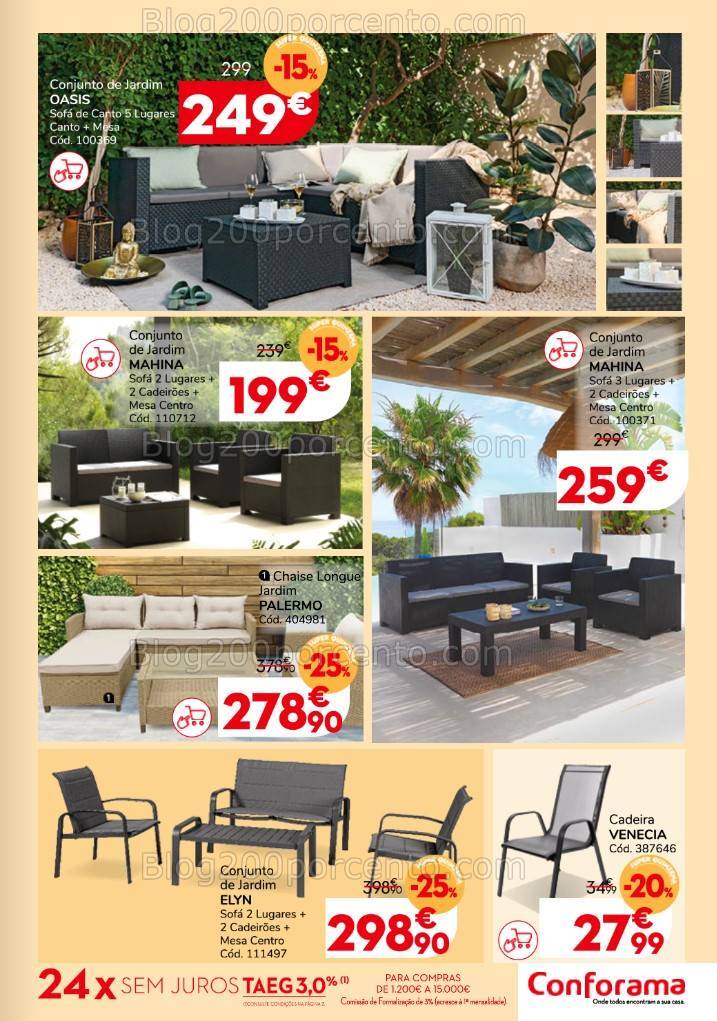 Antevisão Folheto CONFORAMA Promoções de 15 a 28 agosto