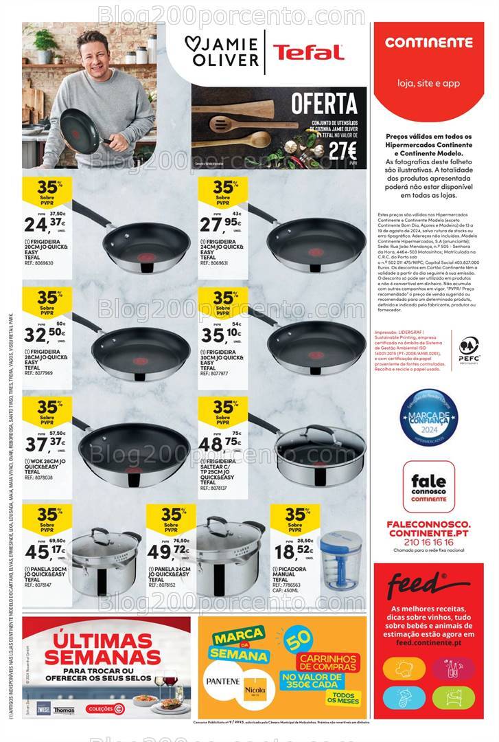 Antevisão Folheto CONTINENTE Bazar Promoções de 13 a 19 agosto