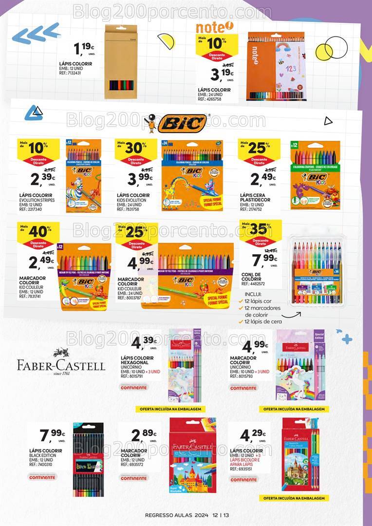 Antevisão Folheto CONTINENTE Regresso às Aulas Promoções de 3 a 22 ...