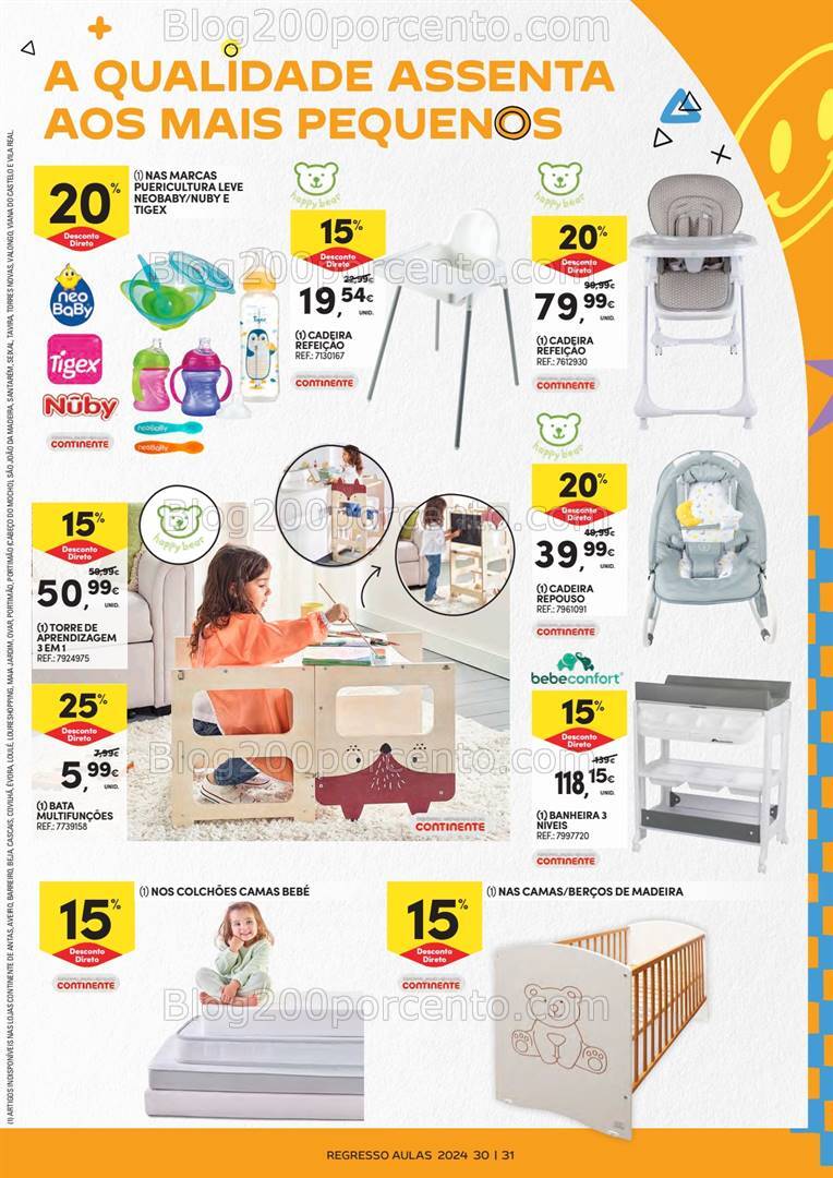 Antevisão Folheto CONTINENTE Regresso às Aulas Promoções de 3 a 22 ...